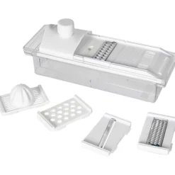 Affettatrice 5 in 1 con vaschetta