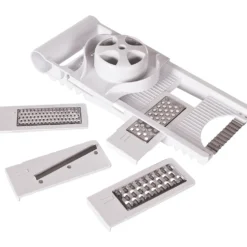 Affettatrice Multiuso 5 in 1 con Lame in Acciaio Inox