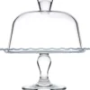Alzata in vetro Porta Dessert con campana Linea Patisserie diametro 26 cm