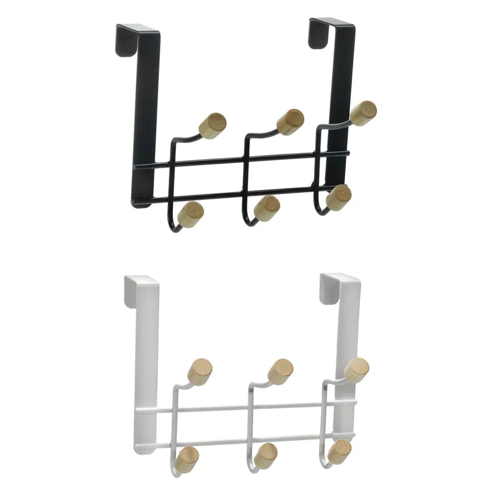 Appendiabiti da Porta con 6 Ganci