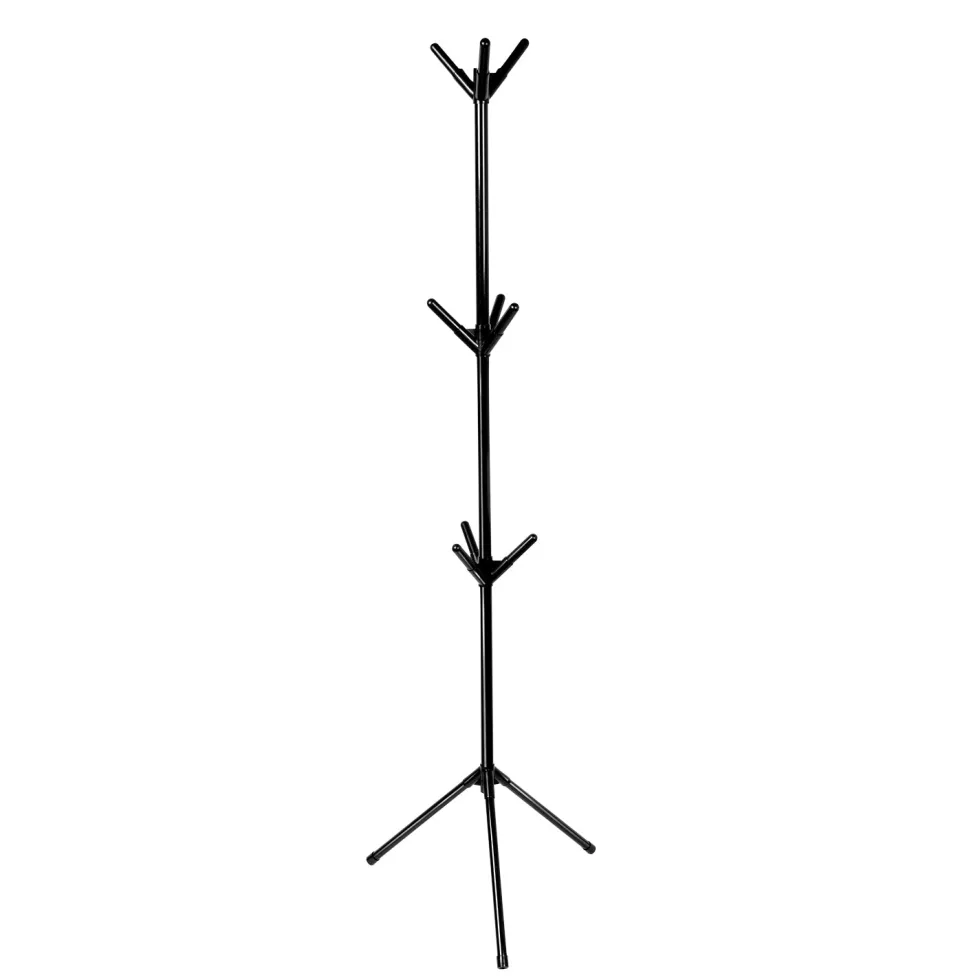 Appendiabiti da Terra in Metallo 9 Ganci h162 cm