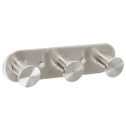 Appendiabito Triplo in Acciaio Spazzolato Linea Blizz