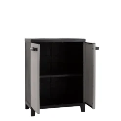 Armadio Basso Prime Antracite Scuro/Grigio Tortora h88x66x40 cm
