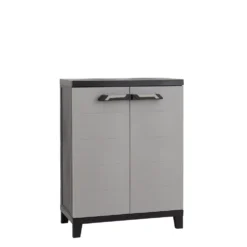 Armadio Basso Prime Antracite Scuro/Grigio Tortora h88x66x40 cm