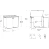 Armadio Box attrezzi da giardino beige Store It Out Midi 880L