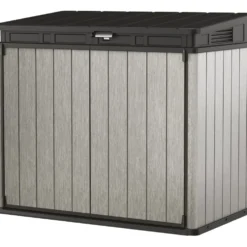 Armadio Box attrezzi da giardino grigio Elite Store