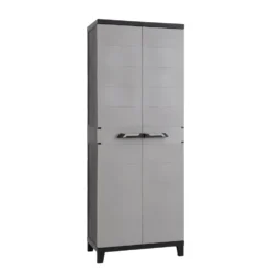 Armadio Portascope Prime Antracite Scuro/Grigio Tortora h172x66x40 cm