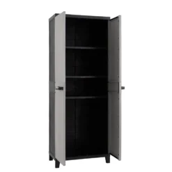 Armadio Tuttopiani Prime Antracite Scuro/Grigio Tortora h172x66x40 cm