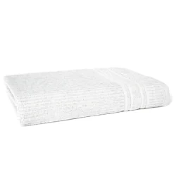 Asciugamano in Cotone Spugna Stripe Bianco 60x100 cm