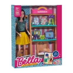 Bambola Il Sogno di Bella Snodabile con Accessori h30 cm