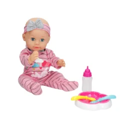 Bambola Interattiva Il Mio Bebè a Passeggio con Suoni e Passeggino
