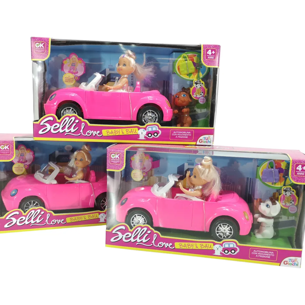 Bambola Selli love Baby & Ball con Auto