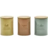 Barattolo da cucina in Metallo con coperchio in Bamboo 1 Litro