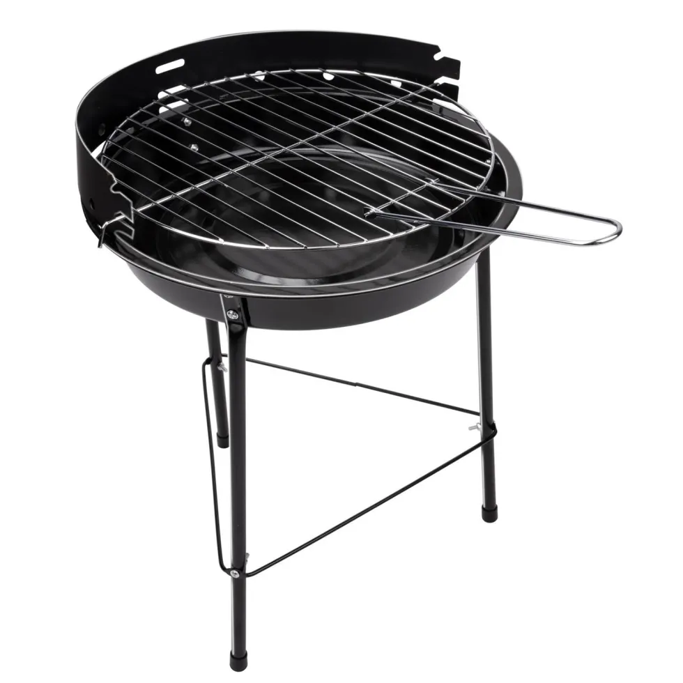 Barbecue a Carbone Tondo in Metallo diametro 33 cm