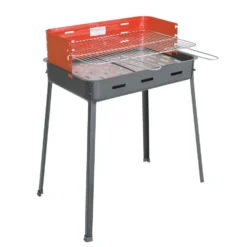 Barbecue Mega in Acciaio Verniciato con Griglia Regolabile 3 Posizioni