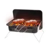 Barbecue Richiudibile Nero h17x40x27 cm