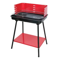 Barbecue Rosso e Nero h82x58x38 cm