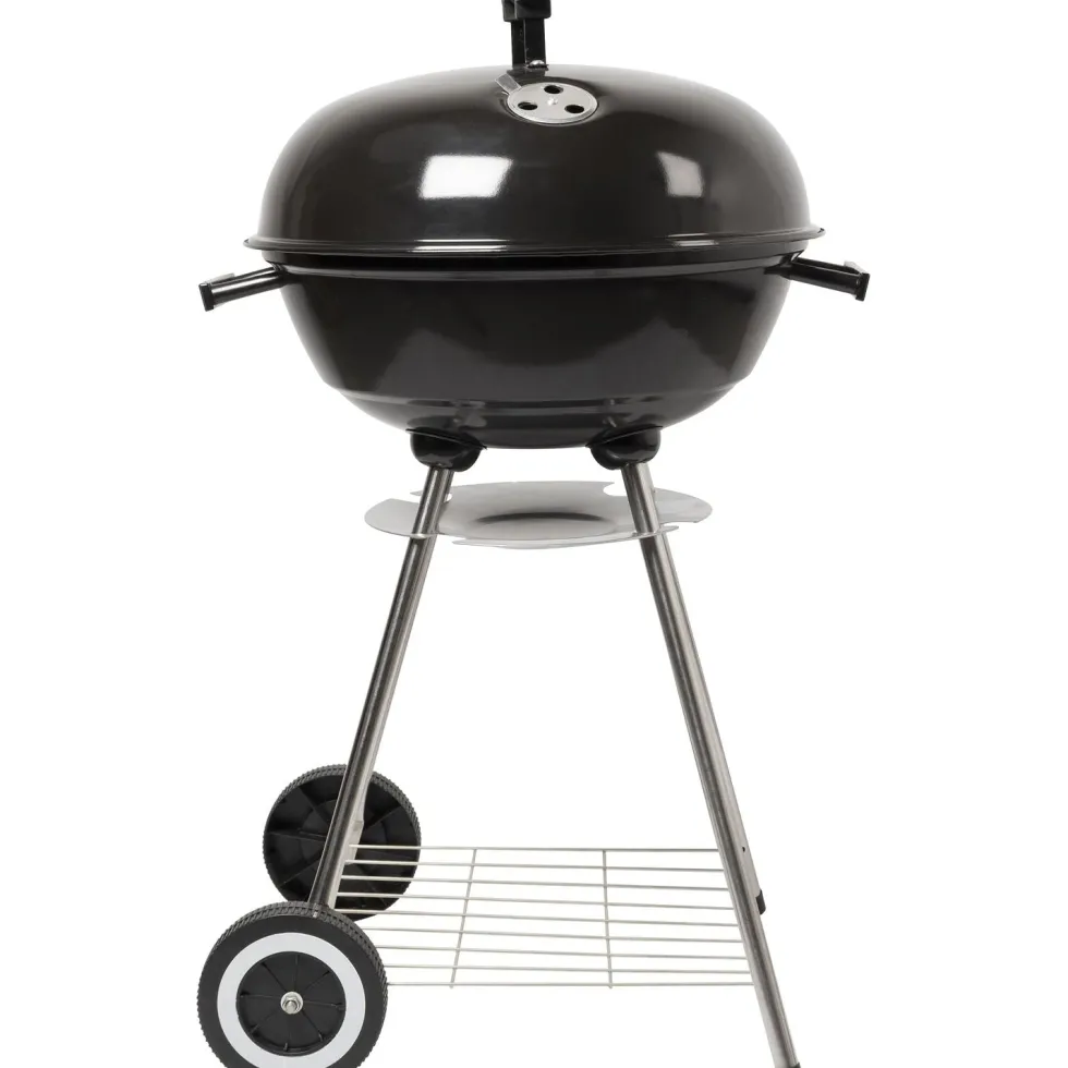 Barbecue Tondo con coperchio e ruote