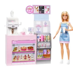 Barbie Caffetteria Playset con Bambola barista e Accessori