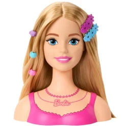 Barbie Testa Pettinabile con Capelli Biondi e 20 Accessori Colorati