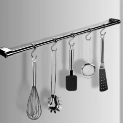 Barra Cucina in Metallo Cromato Lunghezza 60 cm
