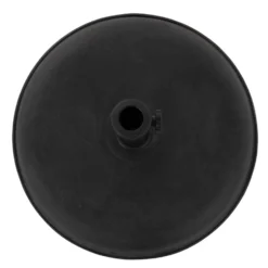 Base Ombrellone Tonda in cemento Nero 25kg diametro 50 cm