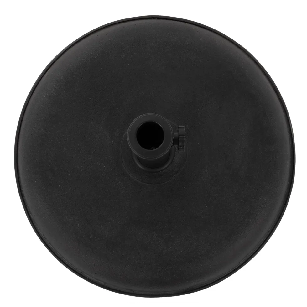 Base Ombrellone Tonda in cemento Nero 25kg diametro 50 cm
