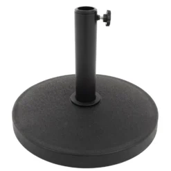 Base Ombrellone Tonda in cemento Nero 12kg diametro 42 cm
