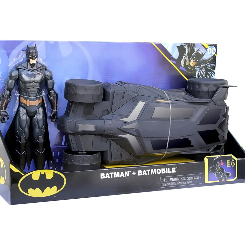 Batman e Batmobile Set DC Comics