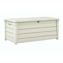 Baule da giardino bianco BrightWood 454L