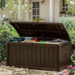 Baule da giardino marrone GlenWood 390L