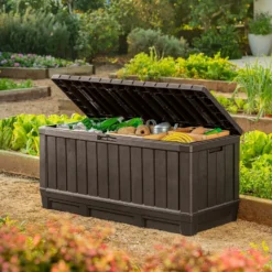 Baule da giardino marrone KentWood