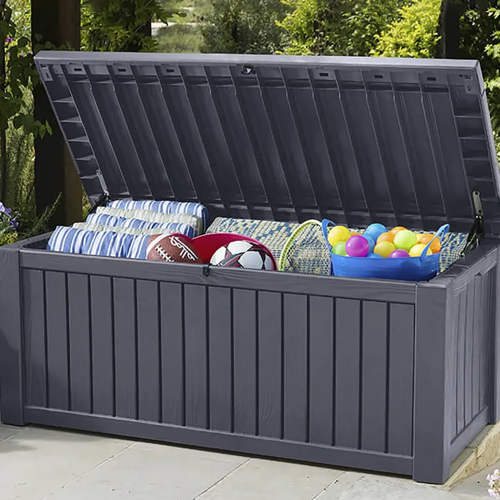 Baule da giardino marrone RockWood 570L