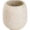 Bicchiere porta spazzolini Afra sabbia