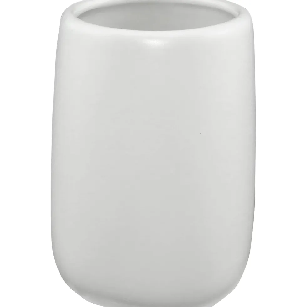 Bicchiere Porta Spazzolini Bianco Opaco
