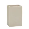 Bicchiere Porta Spazzolini Effetto Materico Beige