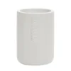 Bicchiere Porta Spazzolini in Poliresina Bianco