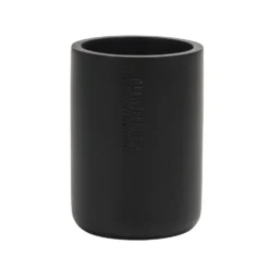 Bicchiere Porta Spazzolini in Poliresina Nero