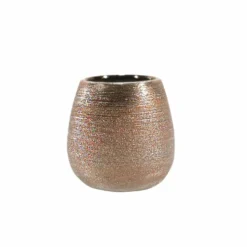 Bicchiere Porta Spazzolini in Stoneware Champagne