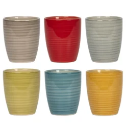 Bicchieri in stoneware Multicolor Tipika 35,5 cl
