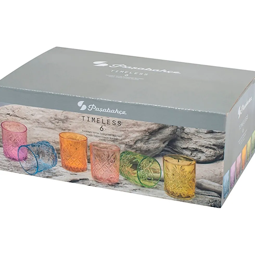 Bicchieri in vetro Timeless Soft Multicolor 6 cl