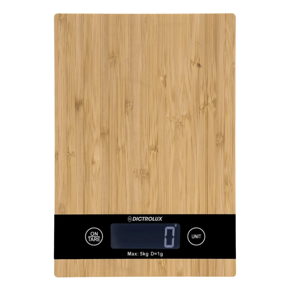 Bilancia Digitale da Cucina Bamboo 5 kg
