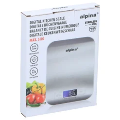 Bilancia Digitale da Cucina in Acciaio Inox 5 Kg