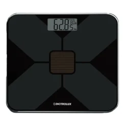 Bilancia Pesapersone Digitale Solare 180 Kg in Vetro Temperato con Display LCD Nera
