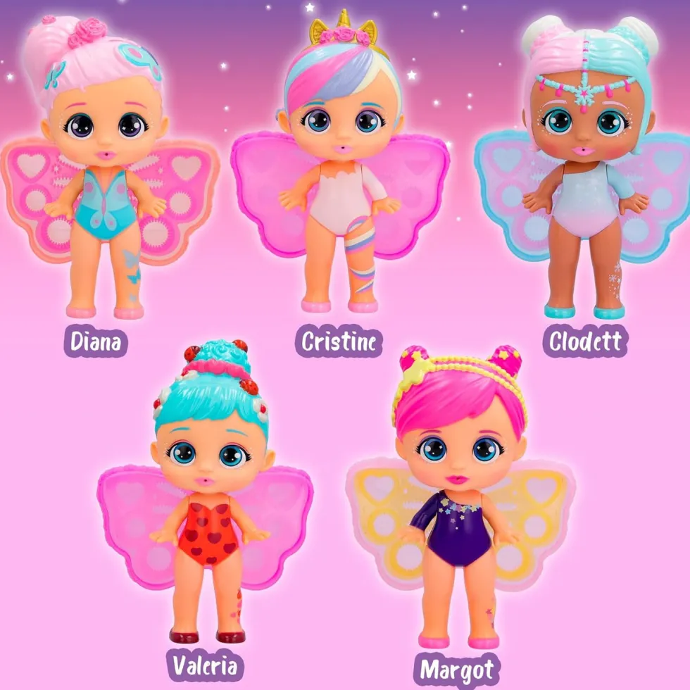 Bloopies Magic Bubbles – Bambole con Ali che Fanno Bolle (+18 mesi)