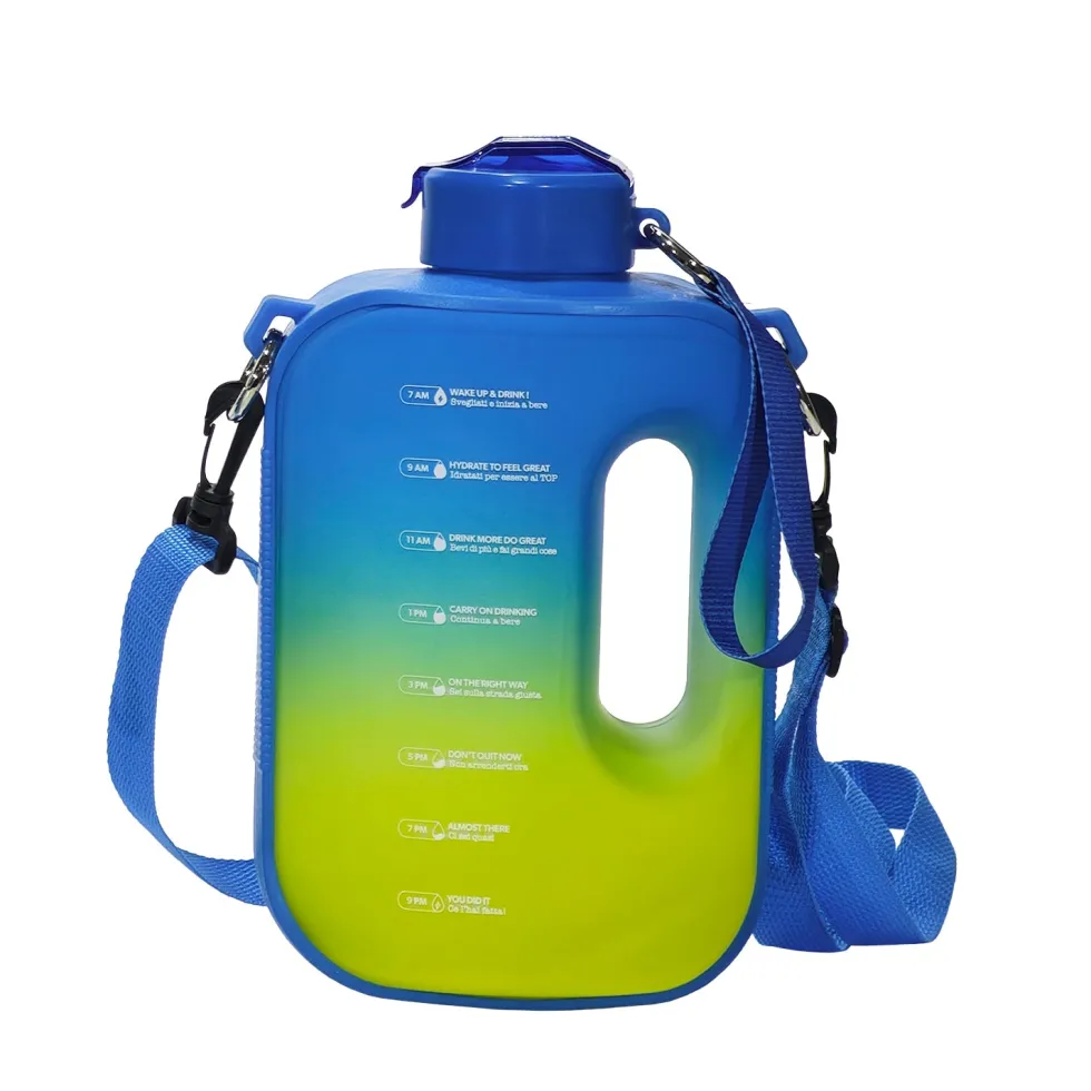 Borraccia Motivazionale BPA Free con Indicatore Orario 2,2 Litri