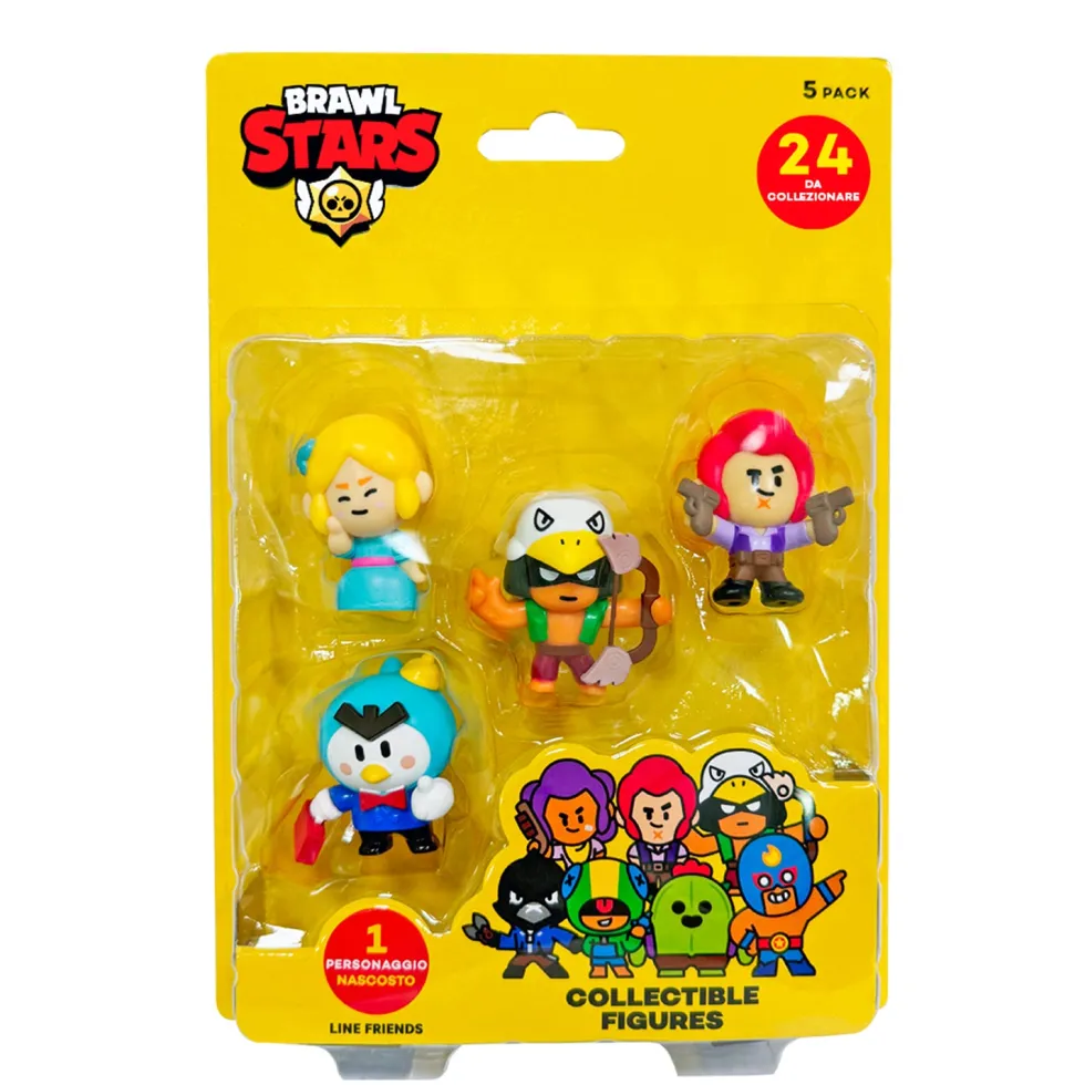 Brawl Stars Set 5 Personaggi Collezionabili