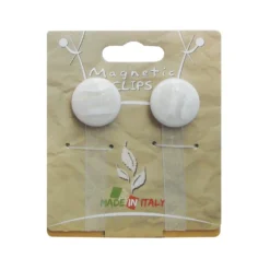 Calamita Ferma tenda in plastica Mini Striata Bianco