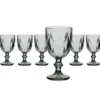 Calici in vetro Crystal Grey 26 cl