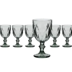 Calici in vetro Crystal Grey 26 cl